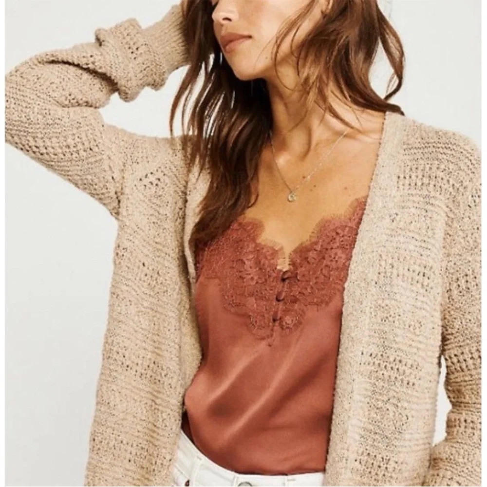 Abercrombie Easy Stitched Cardigan - Picture 6 of 10